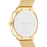OBAKU-DENMARK FELT LILLE - GOLD - V273LDGWMG(P)(K)