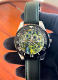 FTL Watch Delighted Peacock  - Hand Painted Dial