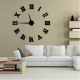 Frameless Large 3D Wall Clock with Warranty.