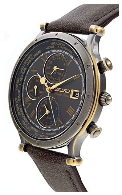 Seiko age of online discovery men's chronograph watch