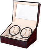 WATCH WINDER RED WOOD WSWW010 - 10PCS