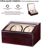 WATCH WINDER RED WOOD WSWW010 - 10PCS