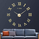 Frameless Large 3D Wall Clock with Warranty.