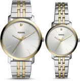 FOSSIL His and Her Lux Luther Three-Hand - BQ2467SET(C5)