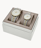 FOSSIL His and Her Lux Luther Three-Hand - BQ2467SET(C5)