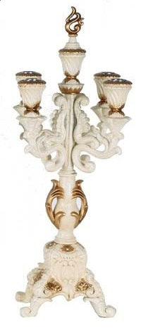 LISHENG candle stand white 607 KY (K)