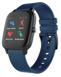 STRAND DENMARK SMART WATCH - BLACK CASE BLUE STRAP (K)