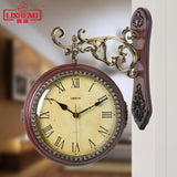 Lisheng European-style double-sided wall clock AB8075-B (K)