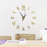Frameless Large 3D Wall Clock with Warranty.
