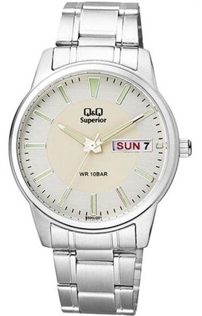 Q&Q SUPERIOR - S330J201Y Silver Watch (K)