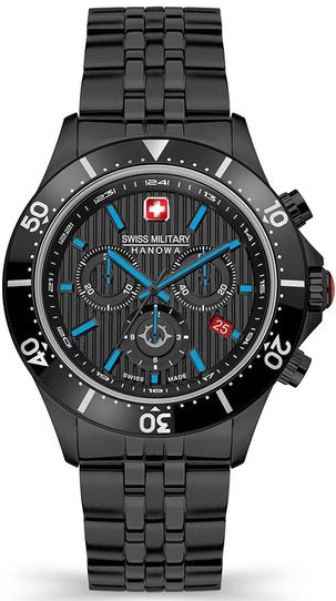 Swiss military hanowa flagship black discount