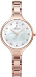 Obaku Analog White Dial Women's Watch- V218LXVWSV