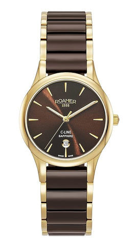 Roamer C-Line Analog Brown Dial Men's Watch-658844 48 65 63(P)