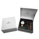 OBAKU Utrolig Cognac Watch Set V210GTCIRZ