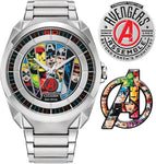 Citizen Men's Eco-Drive Marvel Avengers Silver Stainless Steel Watch(C5)