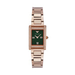 Armani Two-Hand Rose Gold-Tone Stainless Steel Watch