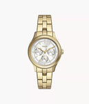 Fossil Multifunction Gold-Tone Stainless Steel Watch BQ3994 (P)