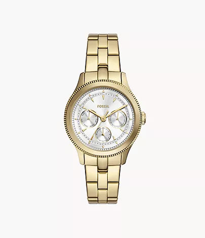 Fossil Multifunction Gold-Tone Stainless Steel Watch BQ3994 (P)