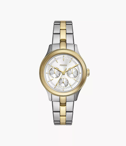 Fossil Multifunction Two-Tone Stainless Steel Watch BQ3995 (P)