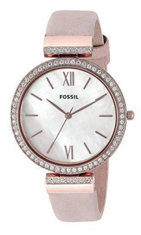 FOSSIL Madeline Three-Hand Blush Leather Watch ES4537