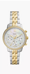 FOSSIL Neutra Mother-of-Pearl Chronograph Dial Two Tone Bracelet Women's Watch ES5216