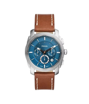 FOSSIL Machine Chronograph Brown Leather Watch FS6059 (P)