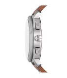 FOSSIL Machine Chronograph Brown Leather Watch FS6059 (P)