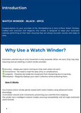 WATCH WINDER -WW-SC-BR-600