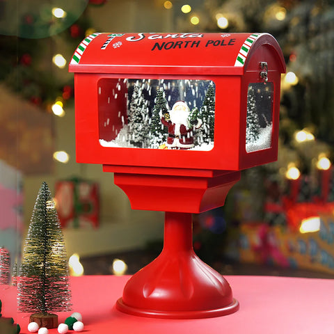 POST LAMP BOX (SANTA)