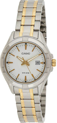 CASIO LTP-1308SG-7AVDF STAINLESS STEEL WRIST WATCH FOR WOMEN(C5)