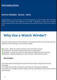WATCH WINDER -WW-WB-BK-600