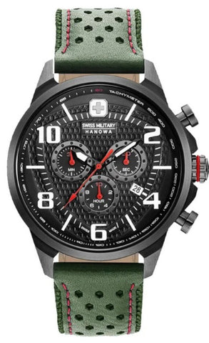 SWISS MILITARY HANOWA - Airman Green Watch - 06-4328.13.007(P)