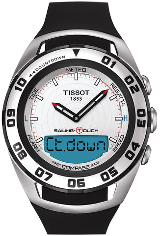 Tissot Men's 'Sailing-Touch' Silver Face Multi-Function