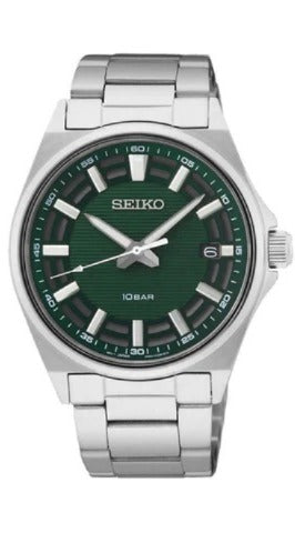 Seiko SUR503P1 Men's Green Dial Stainless Steel Bracelet (P)