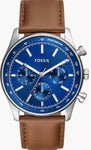 Fossil Multifunction Brown LiteHide™ Leather Watch BQ2857 (P)