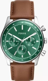 Fossil  Multifunction Brown LiteHide™ Leather Watch BQ2858 (P)