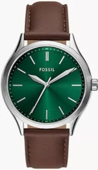 Fossil Three-Hand Brown Leather Watch BQ2864 (P)