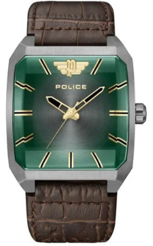 Police Green Dial Quartz Analog Watch (C5)
