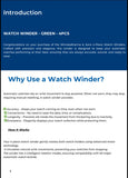 WATCH WINDER -WW-WB-BK-400-4Pcs