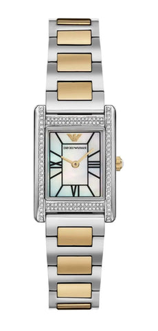 Emporio Armani Two-Hand Two-Tone Watch (P)