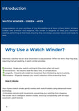 WATCH WINDER -WW-SC-BR-L400