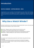 WATCH WINDER -WW-WB-BK-200