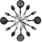 Kitchen Cutlery Wall Clock
