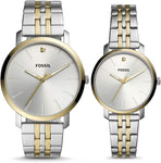 FOSSIL His and Her Lux Luther Three-Hand - BQ2467SET