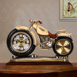 Personalized motorcycle table clock European retro living room 976M
