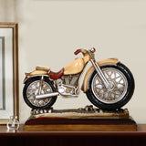 Personalized motorcycle table clock European retro living room 976M
