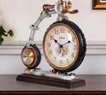 SILENT SWEEP HANDS CLOCK BICYCLE TABLE CLOCK (K)