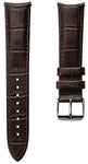 Dark Brown Crocodile 20MM Leather strap